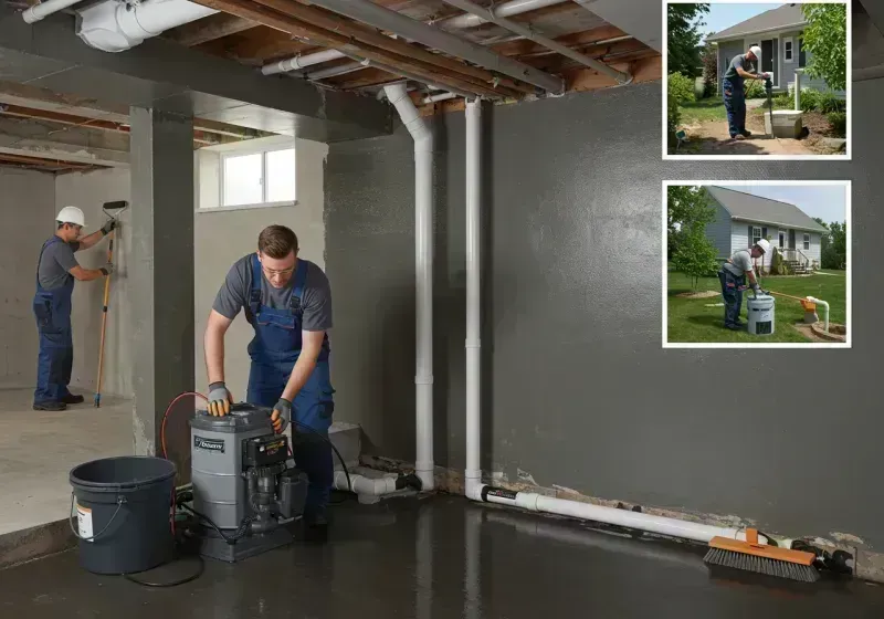 Basement Waterproofing and Flood Prevention process in Lisbon, CT